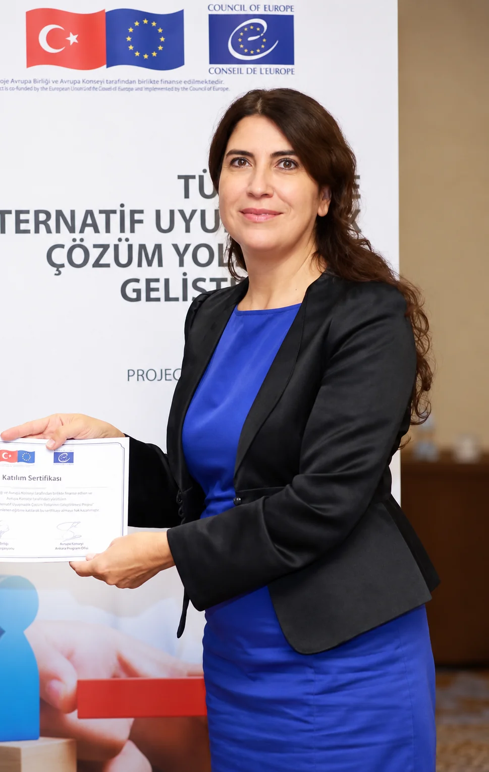 Ferda Eser, AB–Avrupa Konseyi Alternatif Uyuşmazlık Çözümü Projesi etkinliğinde